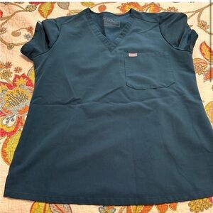 Figs Caribbean Blue Catarina top M